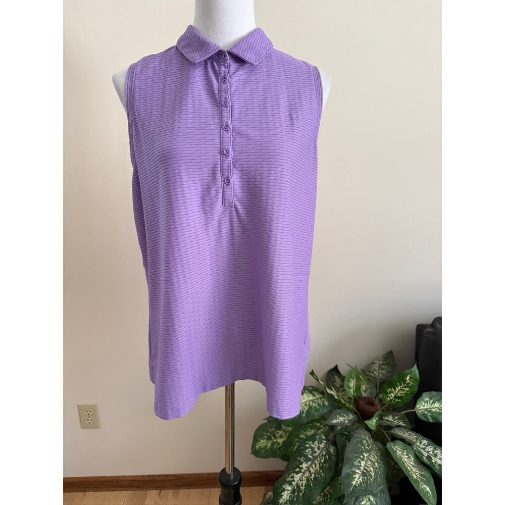 Calia by Carrie Underwood Purple Golf Tank - Picture 4 of 7